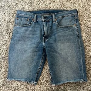 Levi’s 511 cut off shorts blue